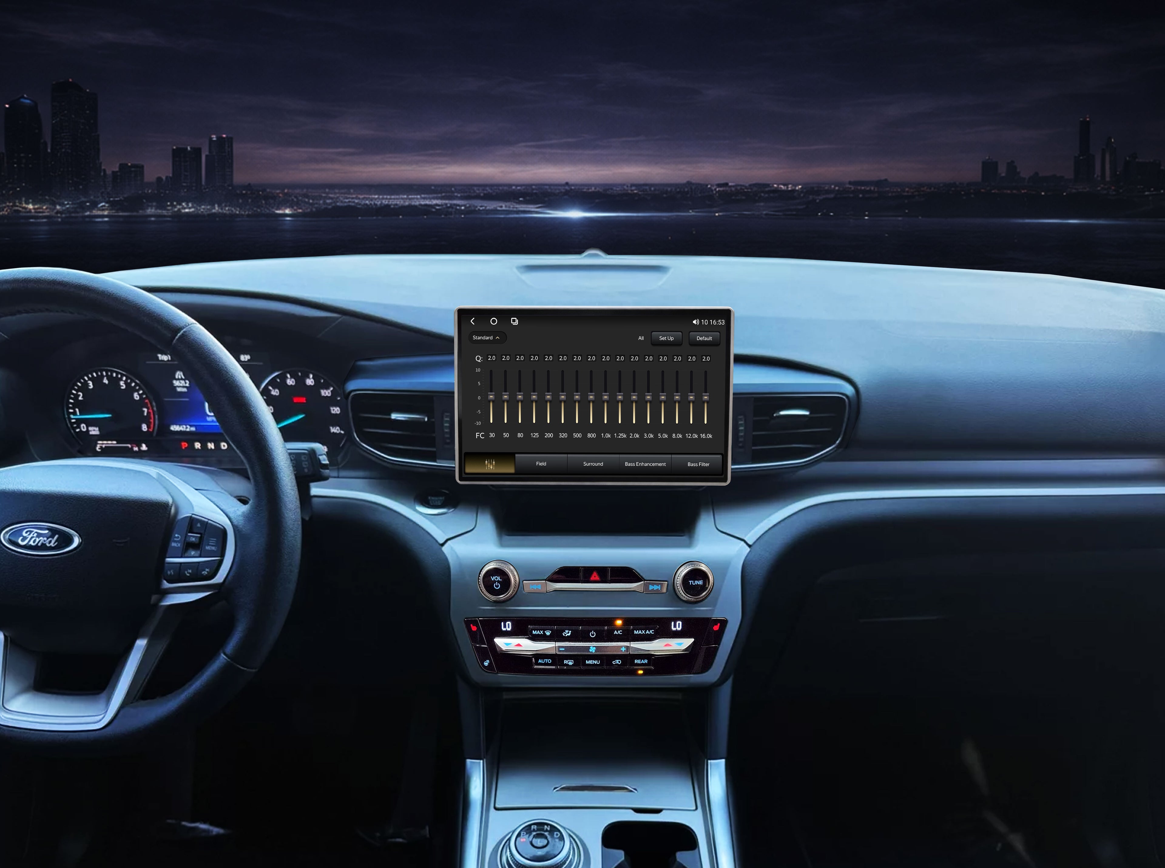 V5 Vertical Display Upgrade Kit for Ford Explorer 2020-2024 (Replaces 4.2" Base Screen)