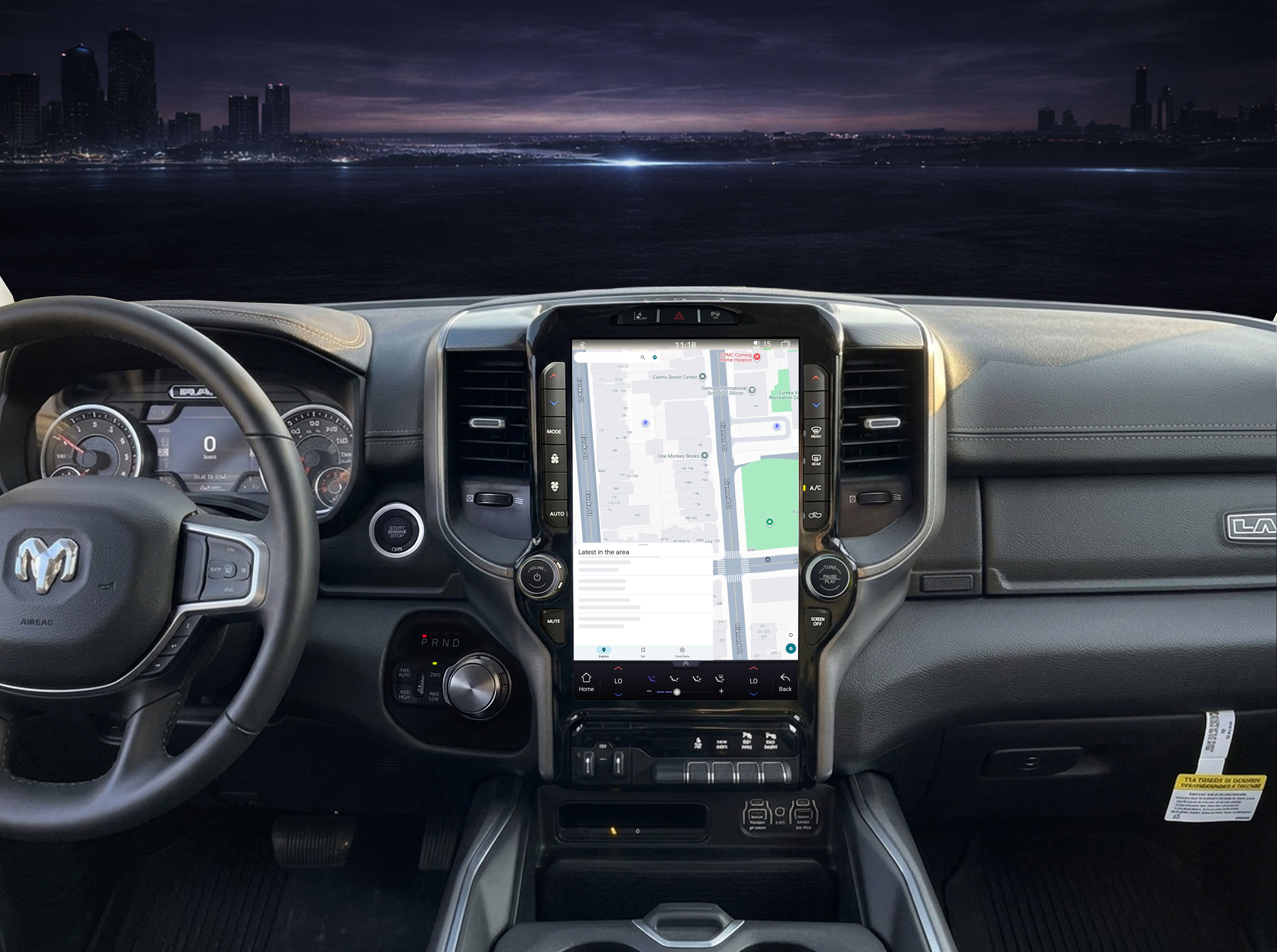 V7 Pro Dual 15-Inch Mega Screen Setup for Dodge RAM 1500 / 2500 / 3500 | Tesla-Style Upgrade